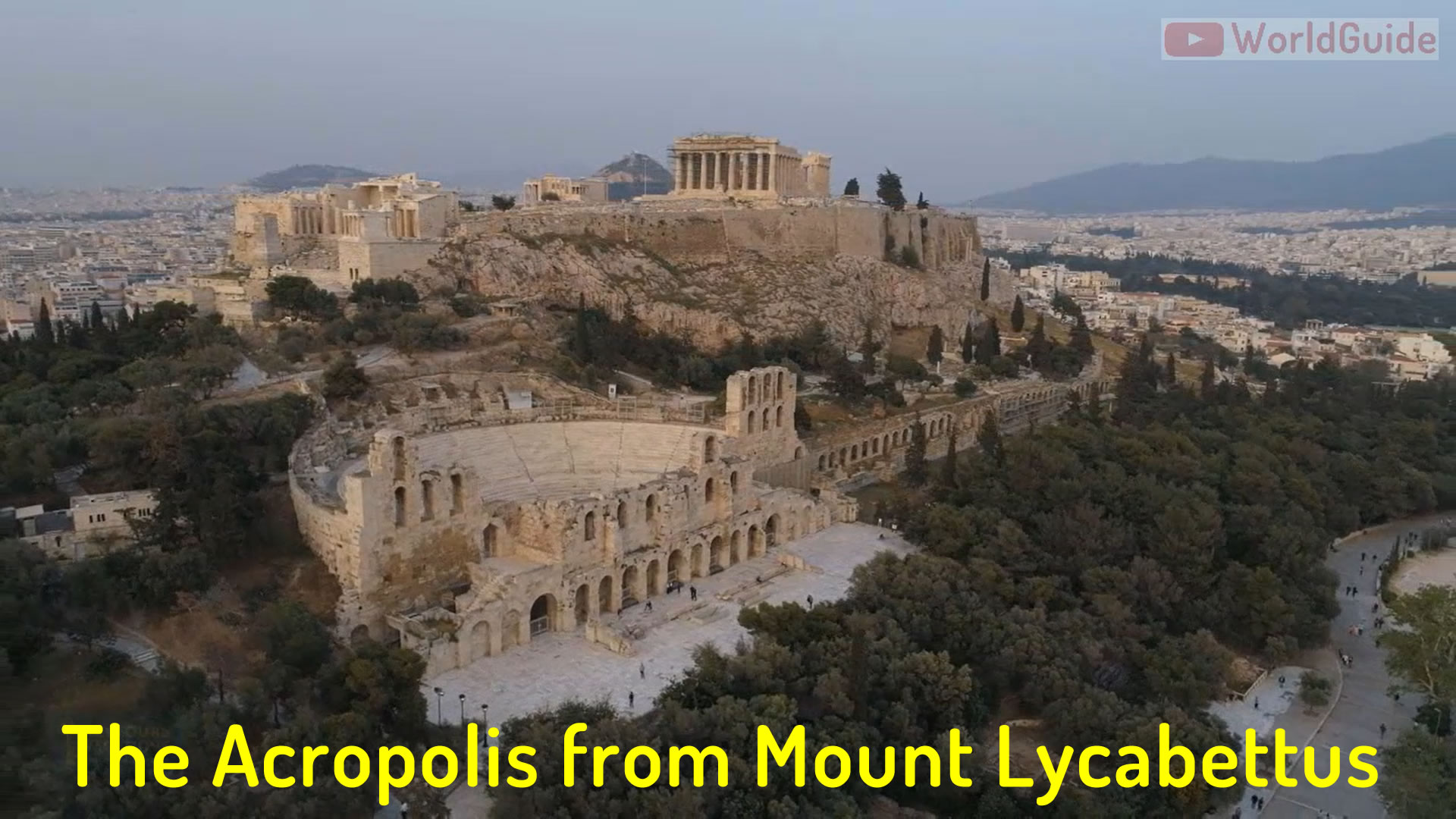 Acropoli from Mount Lycabettus